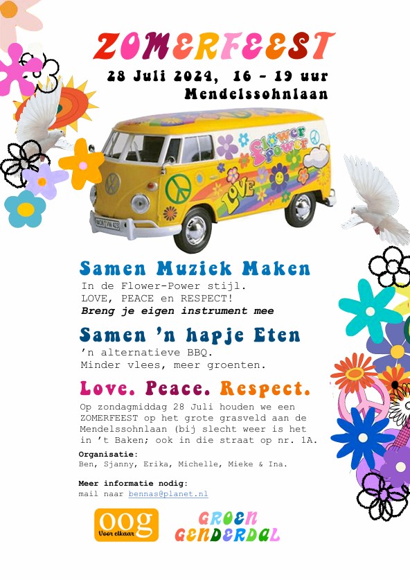 28 juli Zomerfeest Groen Genderdal